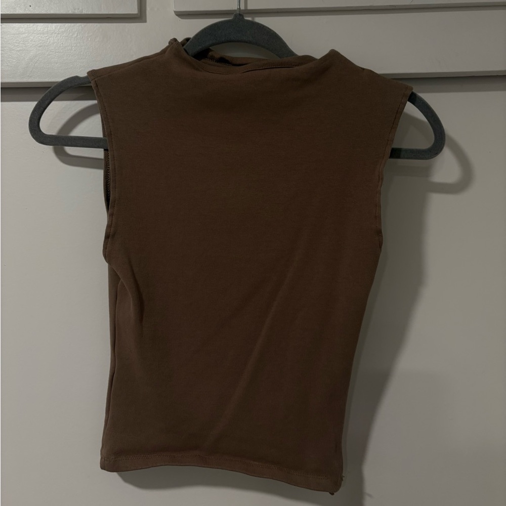 Zara brown tank top